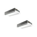 三菱 PMZX-DHRMP140FF4 業務用エアコン 1方向天井カセット ズバ暖スリム DHシリーズ 同時ツイン P140形 5馬力 三相 200V ワイヤー...