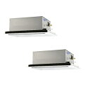 三菱 PLZX-ZRMP140L5 業務用エアコン 2方向天井カセット スリムZR 同時ツイン P140形 5馬力 三相 200V ワイヤード ♪∀