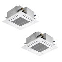 三菱 PLZX-HRMP80G5 業務用エアコン 4方向天井カセット コンパクトタイプ ズバ暖スリム Hシリーズ 同時ツイン P80形 3馬力 三相 200V ワイヤード ♪
