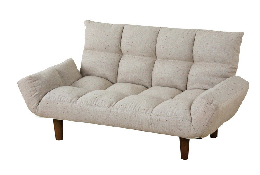 東谷 LSS-19BE マイナ 折りたたみカウチソファ W115×D55-67×H59/50×SH26/14 [♪]