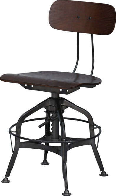 東谷 TTF-424BR チェア W50×D53×H77~88×SH45~56cm [♪]