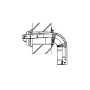 パロマ TFW-110×75C-100C(K)L 給湯器部材 直出しウォールトップ 室外よりトップ取付タイプ 上方給排気タイプ