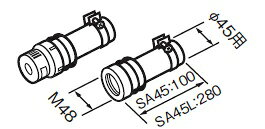 パーパス 【TP-SA45L】 ガスふろがま部材 接続金具 1セット [◎]