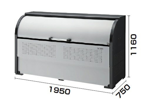住宅設備機器のcoordiroomのダイケン CKR-1907-2 ゴミ収集庫 クリーンストッカー 間口1950mm×奥行750mm 容量1200L ♪｜アングル2