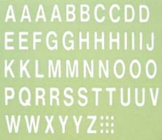 パナソニック　CT090012K　補修部品 アルファベットネームシール...(4)