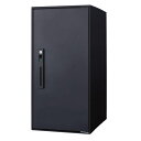 パナソニック CTNK6050RB 後付け用宅配ボックス COMBO-LIGHT ラージタイプ (前取出し)右開き シリンダー錠 扉:マットブラック