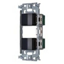 楽天住宅設備機器のcoordiroom電設資材 パナソニック　WNSS50292B　SO-STYLE 埋込スイッチセット スイッチC 3路×2 マットブラック