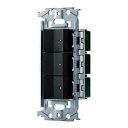 電設資材 パナソニック WNSS51666B SO-STYLE 埋込スイッチセット ほたるスイッチE×3 4路 マットブラック