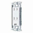 電設資材 パナソニック WTL1532MW SO-STYLE 埋込アースターミナル付ダブルコンセント 金属枠付 マットセラミックホワイト