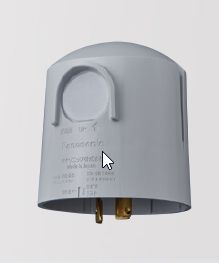 電設資材 パナソニック EE5260 センサ付配線器具 光電式自動点滅器 電子EEスイッチ JIS2形 プラグインL形ヘッド AC200V10A フード対応 ..