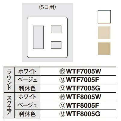 電設資材 パナソニック　WTF8005F(発注単位：10)　コスモシリーズワイド21 コンセ...