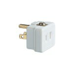 電設資材 パナソニック　WH2881P(発注単位：5)　OAタップ アースターミナル付変換アダプタ 15A 125V