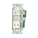 電設資材 パナソニック WN4067 埋込明るさセンサ付ナイトライト LED電球色 手動スイッチ・コンセント付