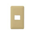 電設資材 パナソニック　WN6001Y(発注単位：10)　モダンプレートダークベージュ 1コ用