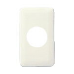 電設資材 パナソニック WN6054W コンセントプレート モダンプレート φ41.5 ミルキーホワイト