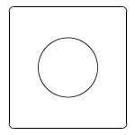 電設資材 パナソニック WN6555K コンセントプレート 新金属プレート2型 取付枠なし φ58.5 [2]