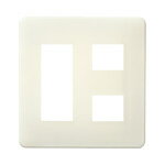 電設資材 パナソニック　WN6805WK　ワンタッチモダンプレート 5コ用