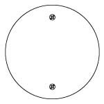 電設資材 パナソニック　WN8590(発注単位：10)　カバープレート 新金属プレート 取付枠なし 丸型大