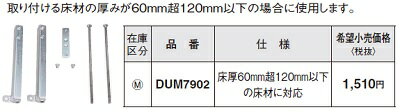 電設資材 パナソニック DUM7902 床用配線器具住宅用フロアコンラウンド 厚床対応 はさみ込み金具