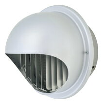 メルコエアテック　AT-150MWAK4　丸形フード 外壁用(アルミ製) 接続口サイズφ150 縦ギャラリ・網 [$$]￠≠