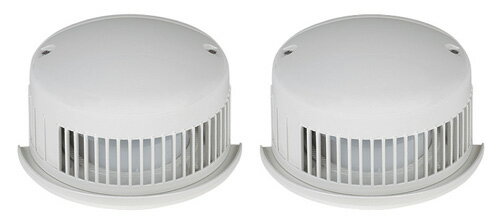 三菱 ロスナイ部材 P-100CVP3 プラスチック製丸形フード 2個入り