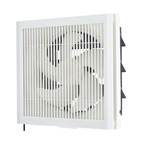 三菱 EX-30RK9-C 換気扇 30cm 居間用 クリーンコンパック エクストラグレード 格子タイプ 連動式シャッター 給排式 引きひも付 ホワイト [$]