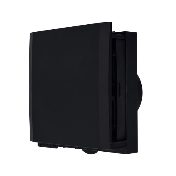 三菱 V-08PQF4-CK 換気扇 居室 用 給気用 パイプ用ファン 高性能除じんフィルター搭載 壁据付専用 単ノッチ仕様 ブラック (V-08PQF3-CKの後継品) [$]