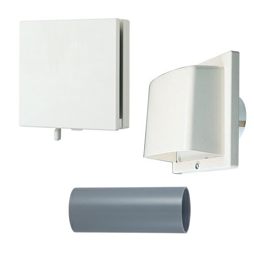 換気扇 日本キヤリア/旧東芝 DV-075KTPWW 別売部材 自然給気口セット 角形 シルキーホワイト