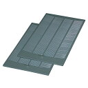 日本キヤリア/旧東芝 換気扇 別売部材 レンジフードファン用 【RF-7PF】 買替用カールスリットフィルター(グリスフィルター) 2枚入り レンジフードファン用