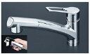 シングルレバー式シャワー付混合栓 KVK KM5021TCK キッチン 流し台用シングルレバー式シャワー付混合栓
