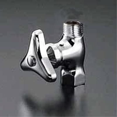 止水栓 KVK K31-P4 ストレート形止水栓 本体ナットなし 固定こま