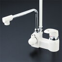 水栓金具 KVK KF6004ZR24 デッキ形シングルレバー式シャワー240mmパイプ付 寒冷地用