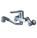 KVK MSK110KZERJFT 楽締めソケット付シングルレバー式シャワー付混合栓 eレバー 寒冷地用