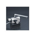 KVK KF3008LS2HS デッキ形サーモスタット式シャワー 左ハンドル仕様 190mmパイプ付 撥水 一般地・寒冷地共用