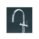KVK KM6091DEC ビルトイン浄水器用シングルシャワー付混合栓(センサー) 電池タイプ 浄水カートリッジセット別売