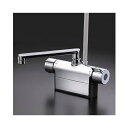 KVK FTB200DWP8T デッキ形サーモスタット式シャワー 取付ピッチ85mmタイプ 190mmパイプ付 寒冷地用