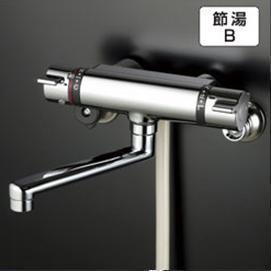 シャワー水栓 KVK　KF800WTR2　サーモスタット式シャワー 寒冷地用 240mmパイプ付