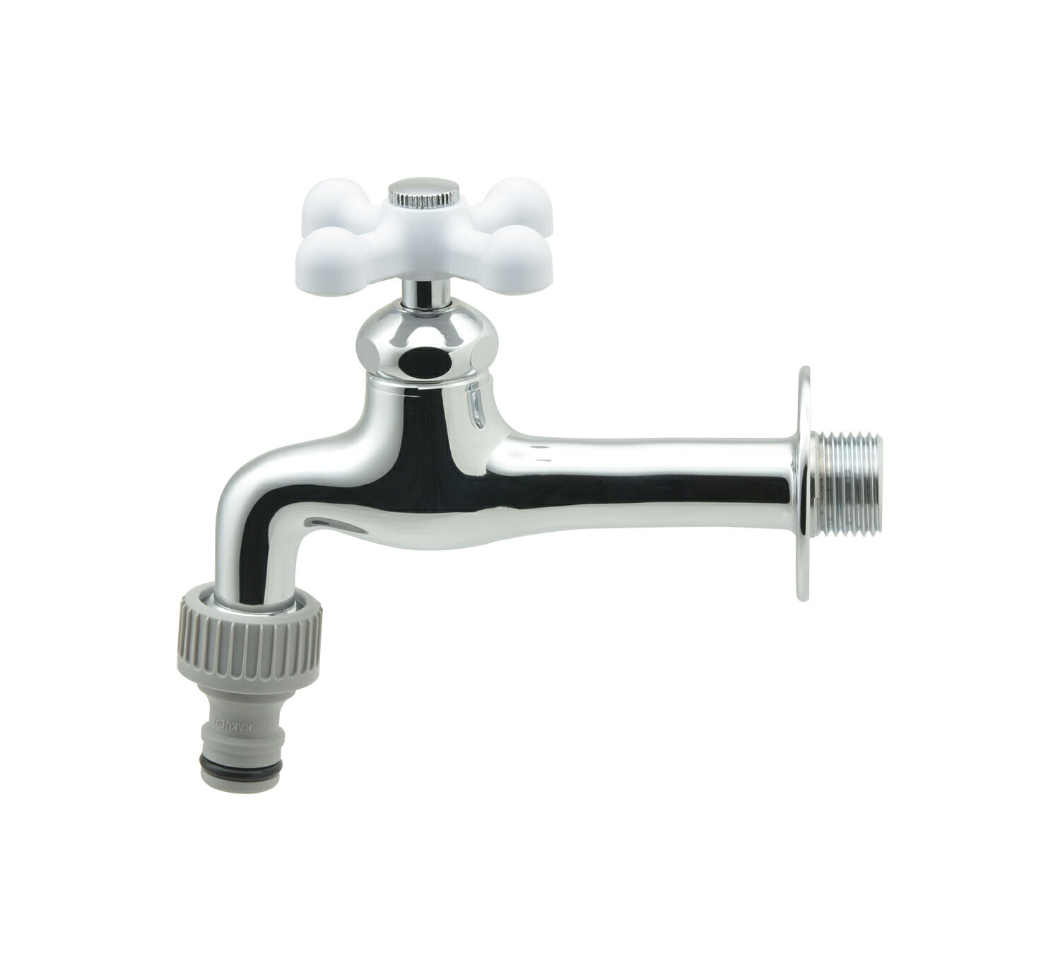 カクダイ/GAONA/ガオナ GA-RA014 水栓金具 ガーデン用胴長横水栓 受注生産 [§]