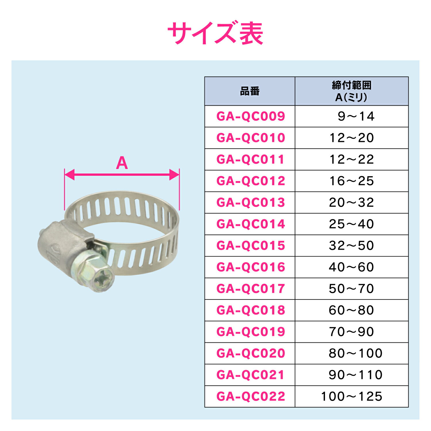 カクダイ/GAONA/ガオナ GA-QC010 水栓金具 強力キカイバンド(12～20ミリ) 3