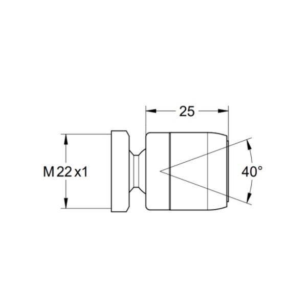 グローエ　13925000　パーツ スイーベルエアレーター M22×1 用 クローム [■]