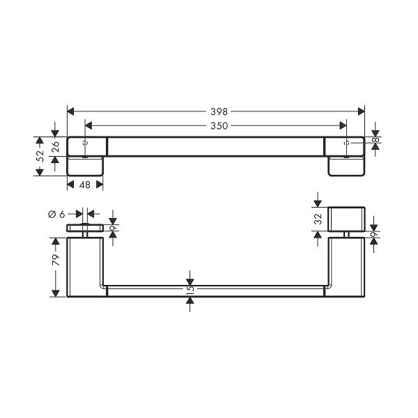住宅設備機器のcoordiroomのハンスグローエ 41759670 AddStoris シャワードア ハンドル マットブラック 受注生産品 ♪§｜アングル2