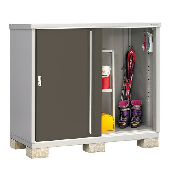 イナバ物置 『※関西限定※ MJX-157CP』 シンプリー 収納庫 長もの収納タイプ ♪(4)