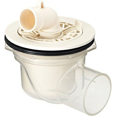 INAX/LIXIL　TP-54/FW1　洗面所 ABS製排水トラップ ヨコビキ・透明