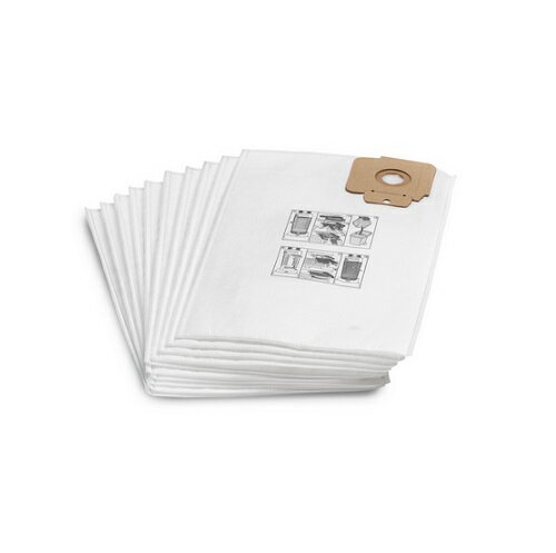 ケルヒャー 【合成繊維フィルターバッグ 10枚入　6.904-305.0】 バキュームクリーナー 部品 ［♪【個人..