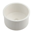 洗面所 カクダイ 493-246-W 丸型手洗器 美濃焼 ホワイト ♪