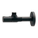 水栓金具 カクダイ 705-631-13 アングル形止水栓(ブラック)