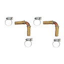 水栓金具 カクダイ 4137-13 ペアホース用エルボ