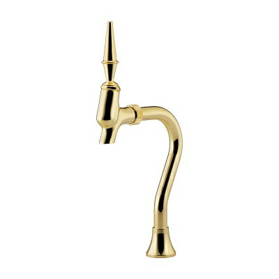 【最安値挑戦中！ポイントUP】水栓金具 カクダイ　721-239-G　立水栓(ミドル) ゴールド [♪■]のサムネイル