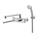 水栓金具 カクダイ 152-211 2ハンドルシャワー混合栓(台付) 一時止水