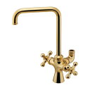 水栓金具 カクダイ 721-012-AG 浄水器取付用水栓(分岐つき) 一般地・寒冷地共用 アンティークゴールド